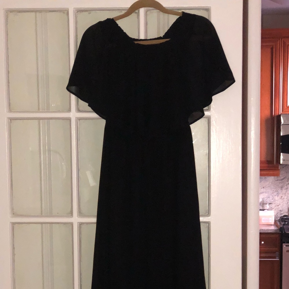 Floor length, never altered.